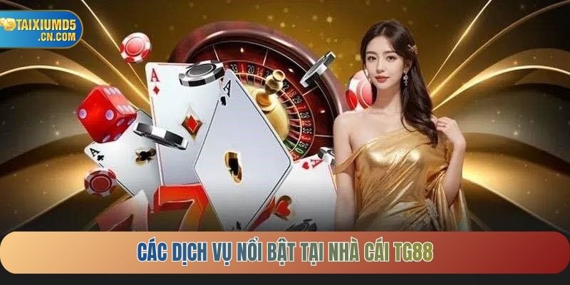 Các dịch vụ nổi bật tại nhà cái TG88