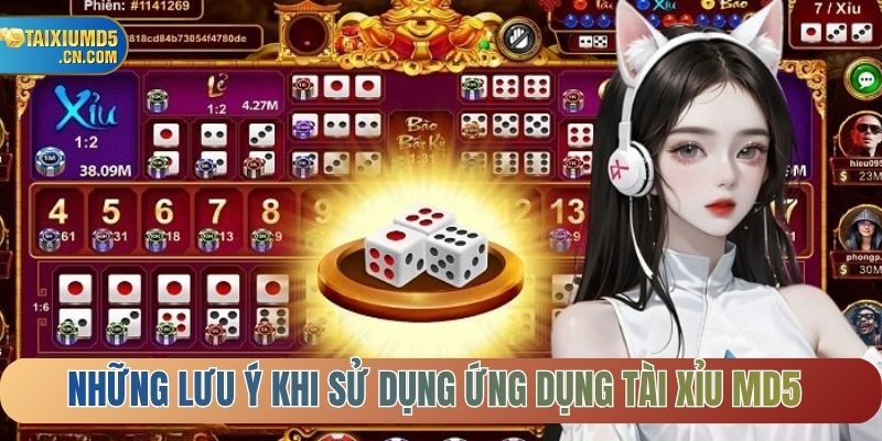 Những lưu ý khi sử dụng ứng dụng tài xỉu MD5